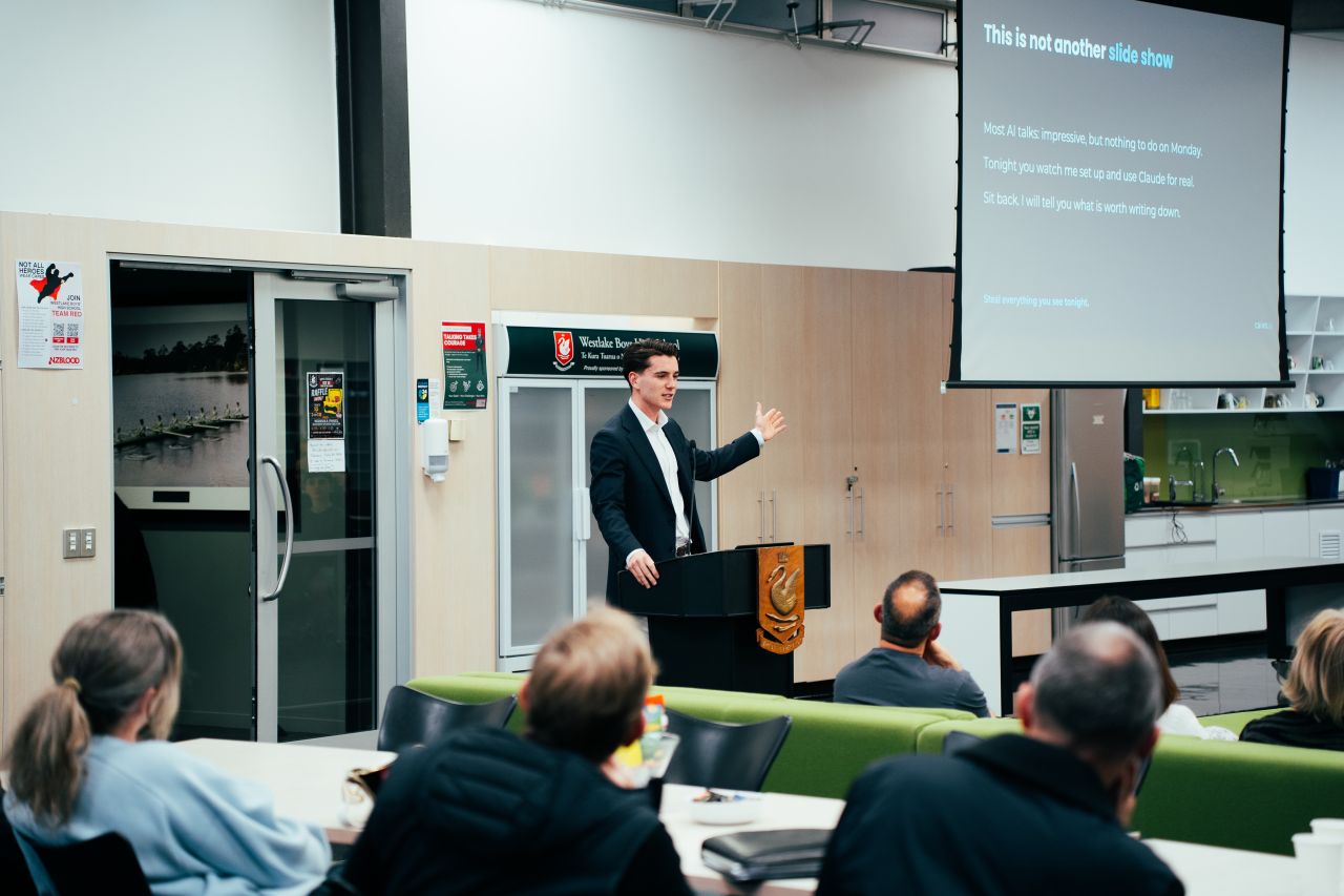 Will presenting an AI workshop to the Westlake Business Network